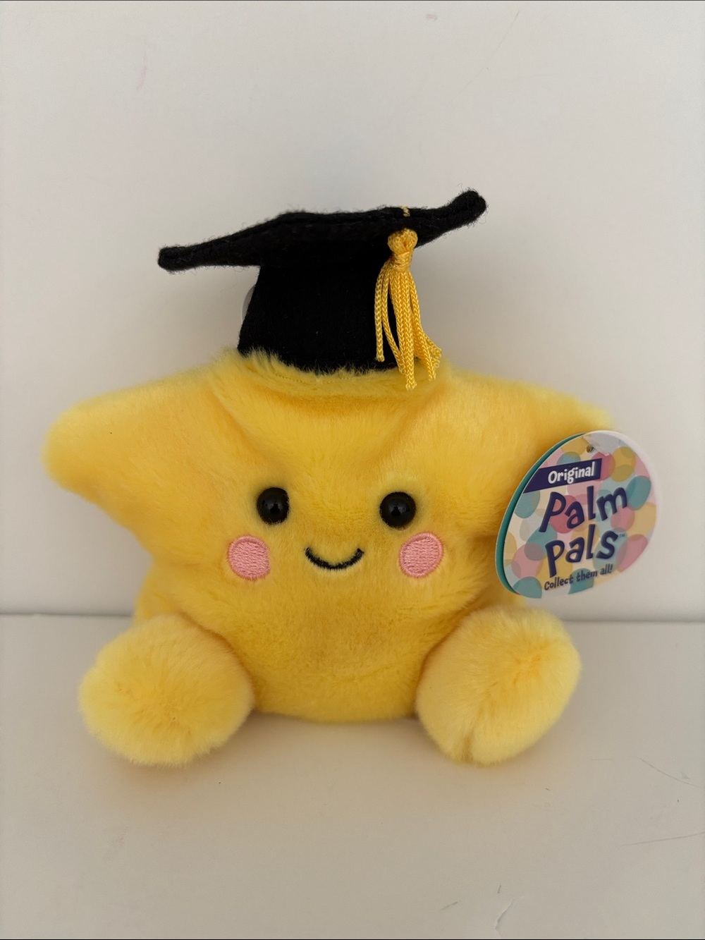 Magna Grad Star Palm Pals- Yellow Graduation Plush